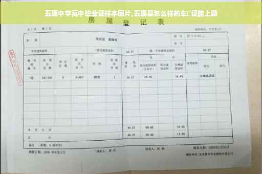 五莲中学高中毕业证样本图片,五莲县怎么样的车沒证能上路