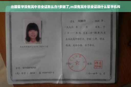 出国留学没有高中毕业证怎么办?多谢了,m没有高中毕业证选什么留学机构