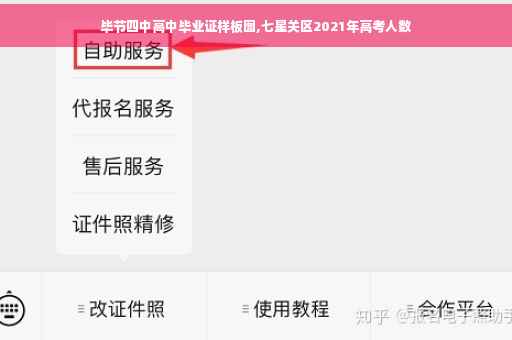 毕节四中高中毕业证样板图,七星关区2021年高考人数