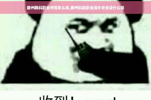 滕州腾科职业学校怎么样,滕州科技职业高中毕业证什么样