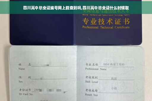 四川高中毕业证编号网上能查到吗,四川高中毕业证什么时候取
