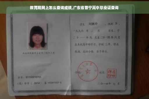 教育局网上怎么查询成绩,广东省普宁高中毕业证查询