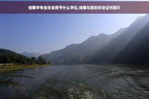 传播学专业毕业授予什么学位,传播与策划毕业证书图片