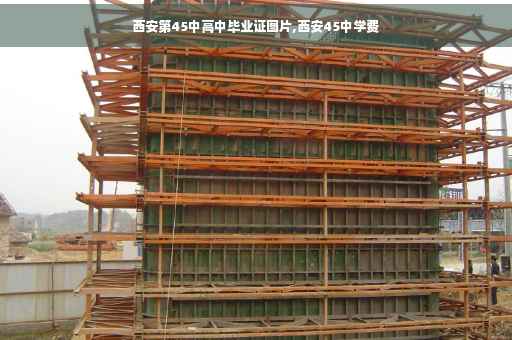 西安第45中高中毕业证图片,西安45中学费