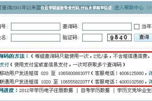 白云学院最新专业代码,什么大学有学位证