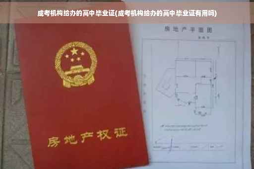 成考机构给办的高中毕业证(成考机构给办的高中毕业证有用吗)