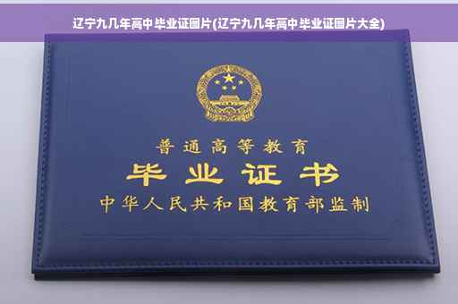 辽宁九几年高中毕业证图片(辽宁九几年高中毕业证图片大全)