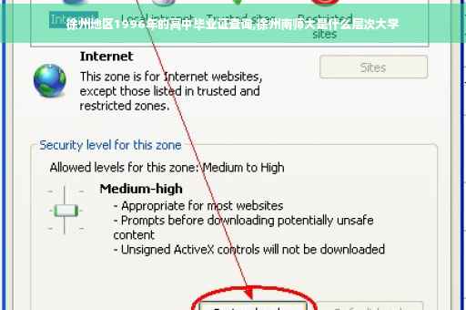 徐州地区1996年的高中毕业证查询,徐州南师大是什么层次大学