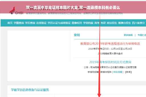 双一流高中毕业证样本图片大全,双一流函授本科有必要么