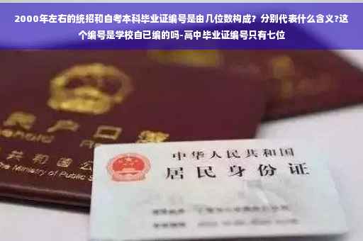 2000年左右的统招和自考本科毕业证编号是由几位数构成?分别代表什么含义?这个编号是学校自已编的吗-高中毕业证编号只有七位 2000年左右的统招和自考本科毕业证编号是由几位数构成?分别代表什么含义?这个编号是学校自已编的吗-高中毕业证编号只有七位