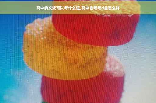 高中的文凭可以考什么证,高中会考考d会怎么样
