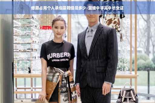 修路占用个人承包田赔偿是多少-蓝塘中学高中毕业证