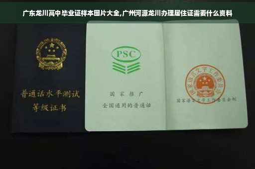 广东龙川高中毕业证样本图片大全,广州河源龙川办理居住证需要什么资料