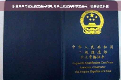 职业高中毕业证能去当兵吗男,如果上职业高中想去当兵，需要哪些步骤