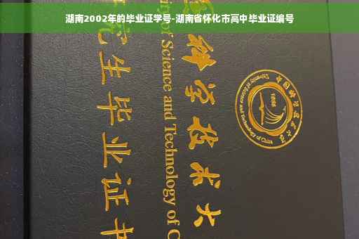 湖南2002年的毕业证学号-湖南省怀化市高中毕业证编号
