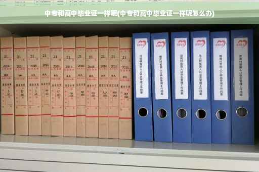 中专和高中毕业证一样呢(中专和高中毕业证一样呢怎么办) 中专和高中毕业证一样呢(中专和高中毕业证一样呢怎么办)