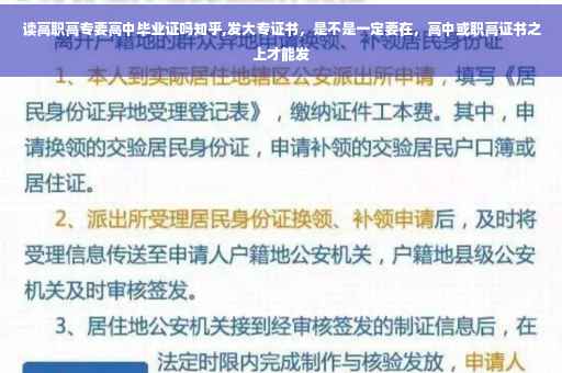 读高职高专要高中毕业证吗知乎,发大专证书，是不是一定要在，高中或职高证书之上才能发