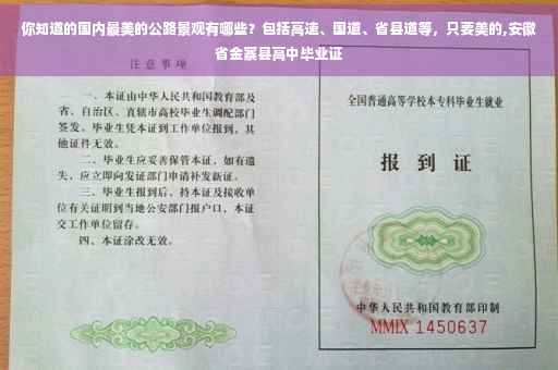 你知道的国内最美的公路景观有哪些？包括高速、国道、省县道等，只要美的,安徽省金寨县高中毕业证