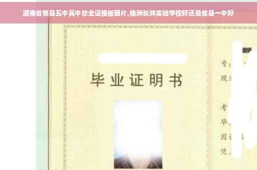 湖南省攸县五中高中毕业证模板图片,株洲长鸿实验学校好还是攸县一中好