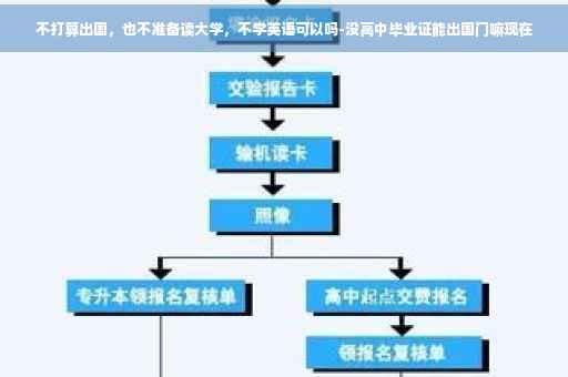 不打算出国，也不准备读大学，不学英语可以吗-没高中毕业证能出国门嘛现在