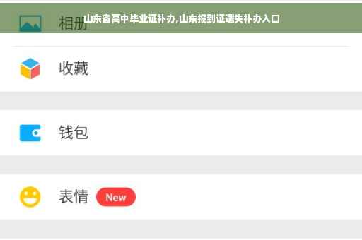 山东省高中毕业证补办,山东报到证遗失补办入口