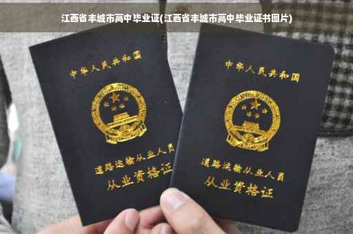 江西省丰城市高中毕业证(江西省丰城市高中毕业证书图片)