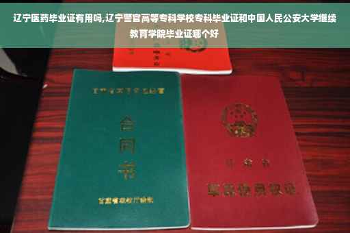 辽宁医药毕业证有用吗,辽宁警官高等专科学校专科毕业证和中国人民公安大学继续教育学院毕业证哪个好