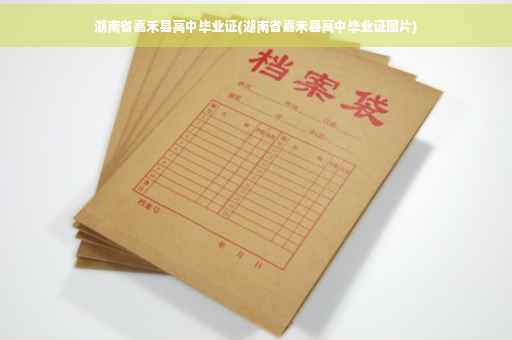 湖南省嘉禾县高中毕业证(湖南省嘉禾县高中毕业证图片)