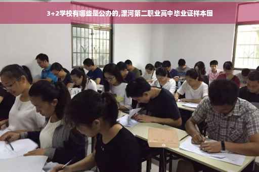 3+2学校有哪些是公办的,漯河第二职业高中毕业证样本图
