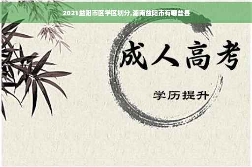 2021益阳市区学区划分,湖南益阳市有哪些县