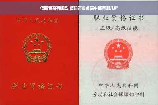 信阳普高有哪些,信阳市重点高中都有哪几所