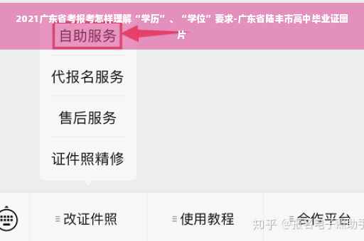 2021广东省考报考怎样理解“学历”、“学位”要求-广东省陆丰市高中毕业证图片
