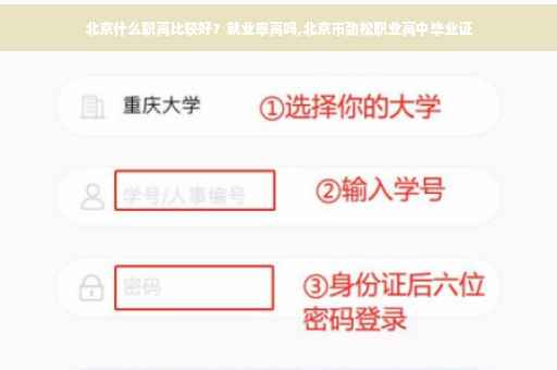 北京什么职高比较好？就业率高吗,北京市劲松职业高中毕业证