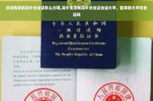 还没有拿到高中毕业证怎么办呢,高中生没有高中毕业证去读大学，能拿到大学毕业证吗