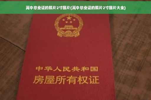 高中毕业证的照片2寸图片(高中毕业证的照片2寸图片大全)