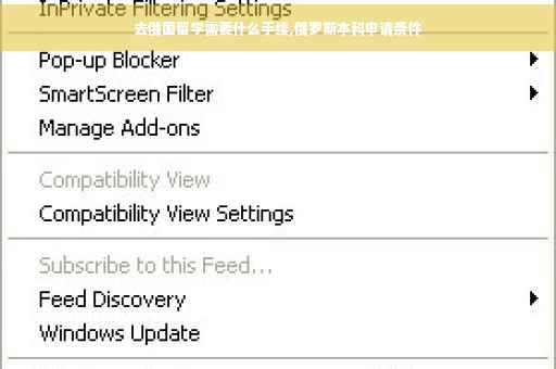 去俄国留学需要什么手续,俄罗斯本科申请条件