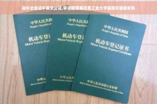 高中毕业证中英文公证,申请德国慕尼黑工业大学需提交哪些资料 高中毕业证中英文公证,申请德国慕尼黑工业大学需提交哪些资料