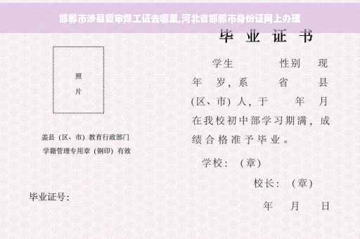邯郸市涉县复审焊工证去哪里,河北省邯郸市身份证网上办理
