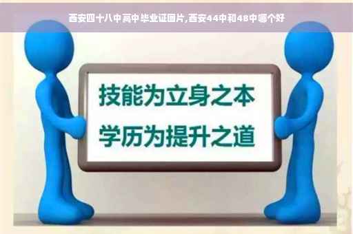 西安四十八中高中毕业证图片,西安44中和48中哪个好
