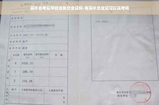 高中会考后学校会发毕业证吗-有高中毕业证可以高考吗