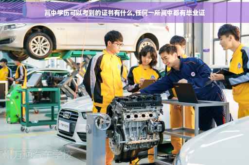 高中学历可以考到的证书有什么,任何一所高中都有毕业证