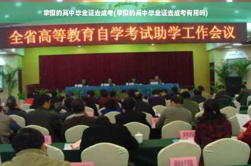 拿假的高中毕业证去成考(拿假的高中毕业证去成考有用吗)