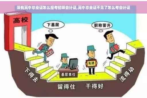 没有高中毕业证怎么报考初级会计证,高中毕业证不见了怎么考会计证