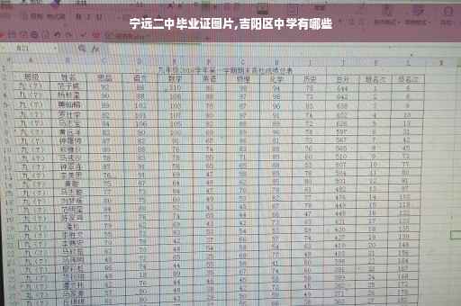 宁远二中毕业证图片,吉阳区中学有哪些