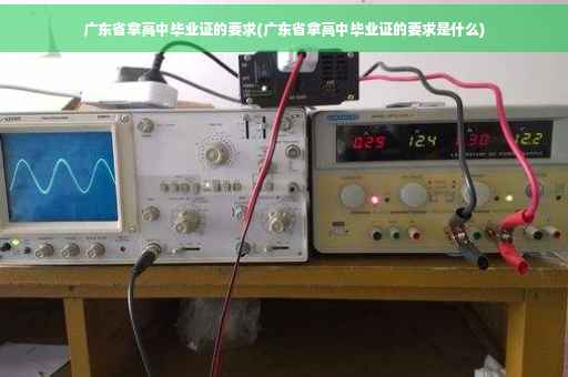 广东省拿高中毕业证的要求(广东省拿高中毕业证的要求是什么)