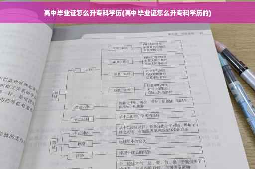 高中毕业证怎么升专科学历(高中毕业证怎么升专科学历的)