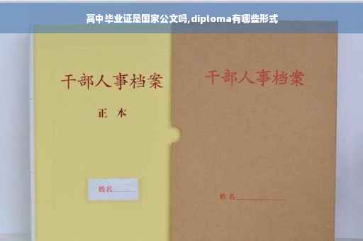 高中毕业证是国家公文吗,diploma有哪些形式