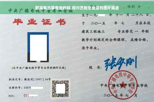 职高有古筝专业的吗,绍兴艺校毕业证书图片高清