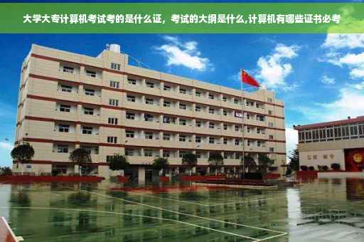 大学大专计算机考试考的是什么证，考试的大纲是什么,计算机有哪些证书必考