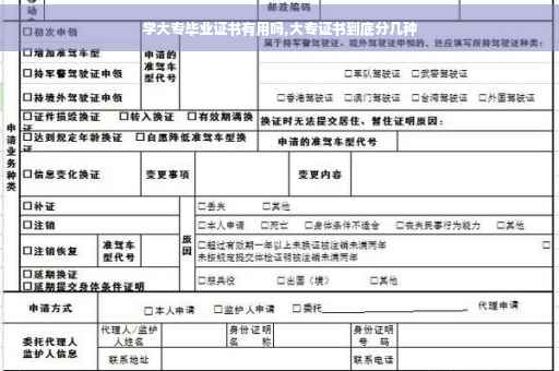 学大专毕业证书有用吗,大专证书到底分几种